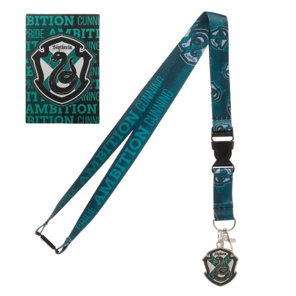 Harry Potter Other - Harry Potter SLYTHERIN Detachable Neck Lanyard ID Badge Holder Traits Qualities